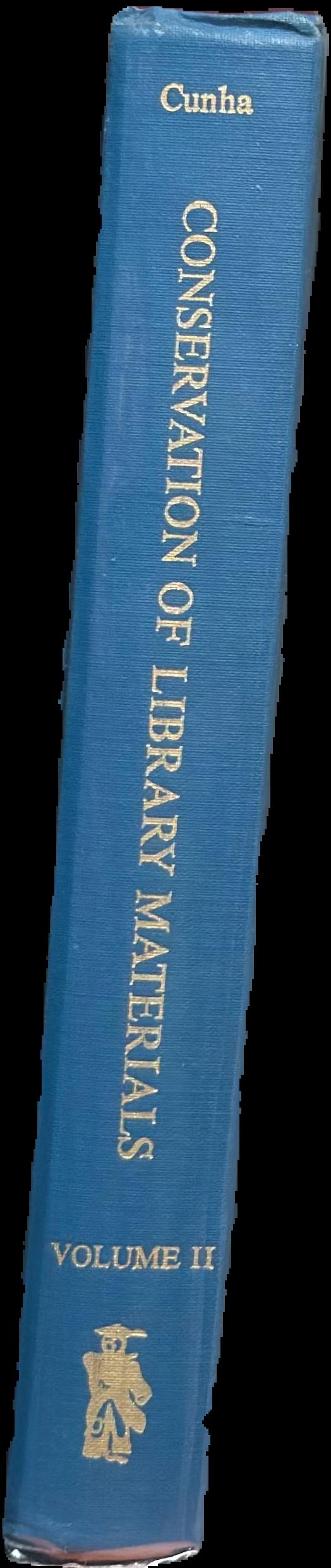 Conservation of library materials : a manual and bibliography on the care, repair, and restoration of library materials, volume II live spine