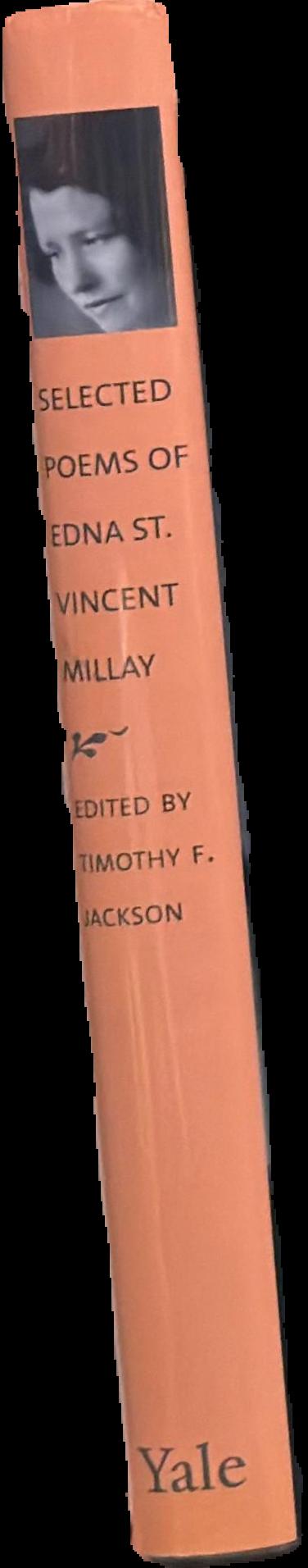Selected poems of Edna St. Vincent Millay live spine