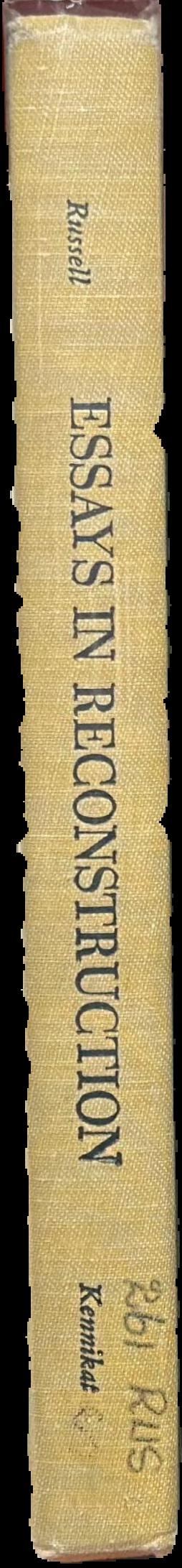 Essays in reconstruction live spine