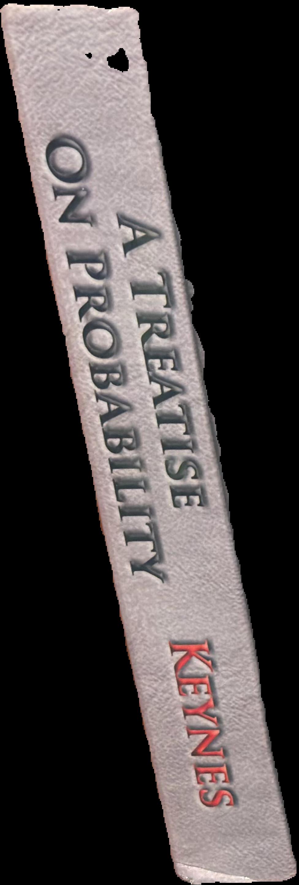 A treatise on probability live spine