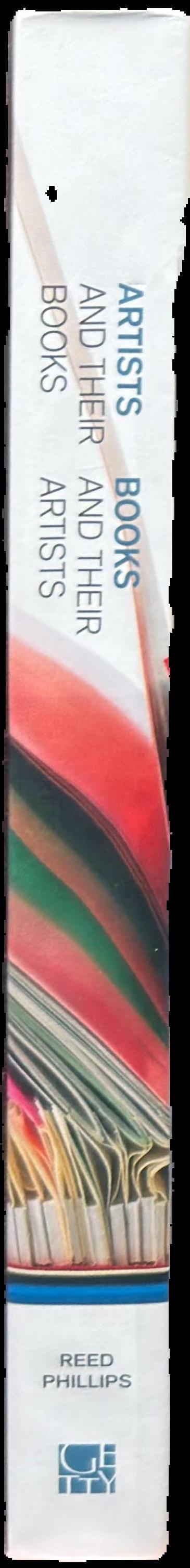 Artists and their books, books and their artists live spine
