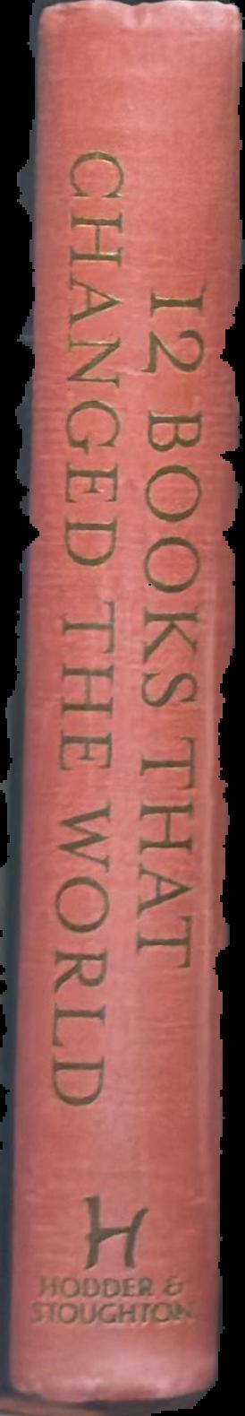 12 Books that changed the world / Melvyn Bragg live spine