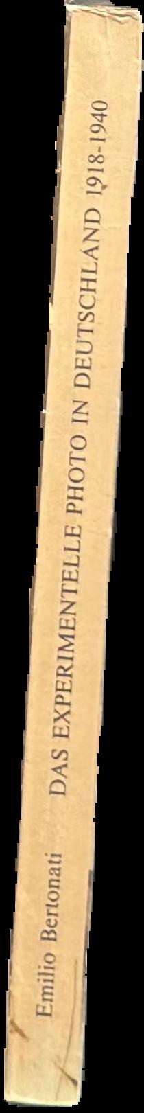 Das experimental photo in Deutschland, 1918–1940 live spine