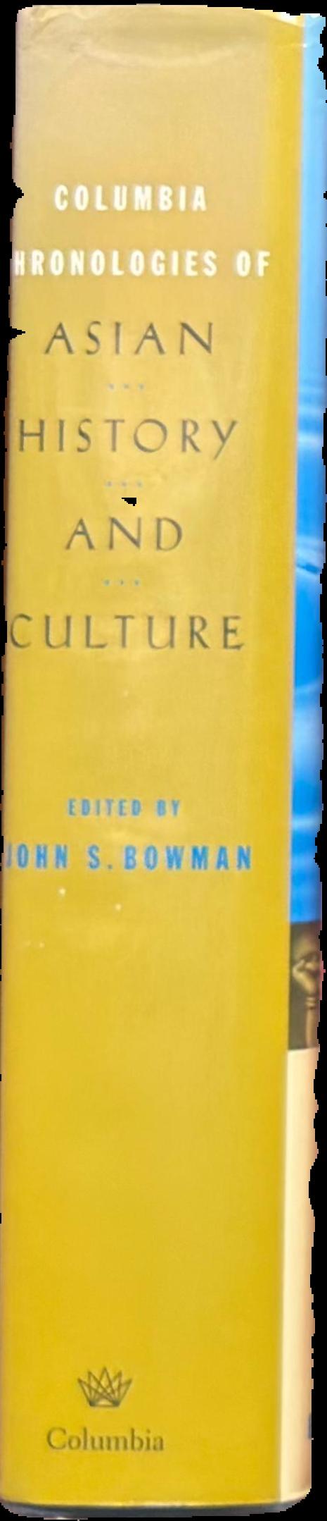 Columbia chronologies of Asian history and culture live spine