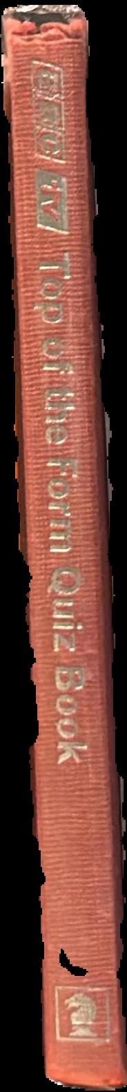BBC TV top of the form bumper quiz book live spine