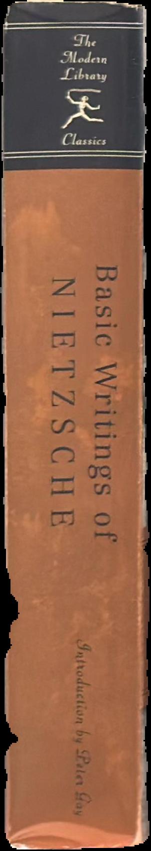 Basic writings of Nietzsche live spine