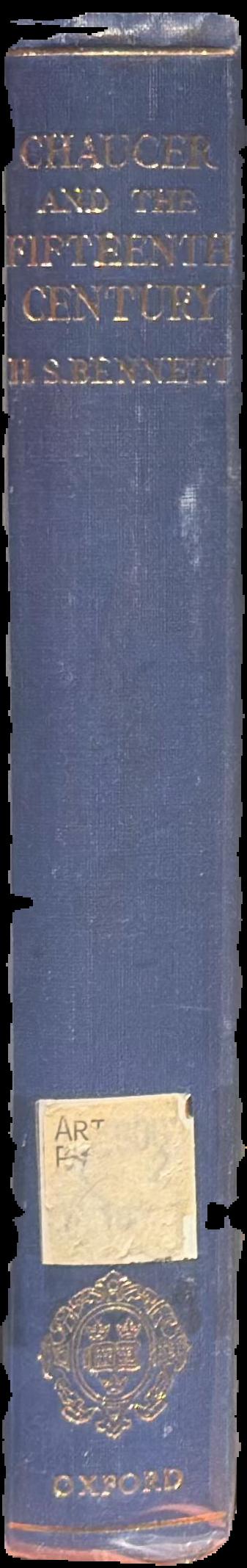 Chaucer and the fifteenth century live spine