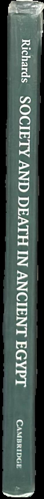 Society and death in ancient Egypt : mortuary landscapes of the Middle Kingdom live spine