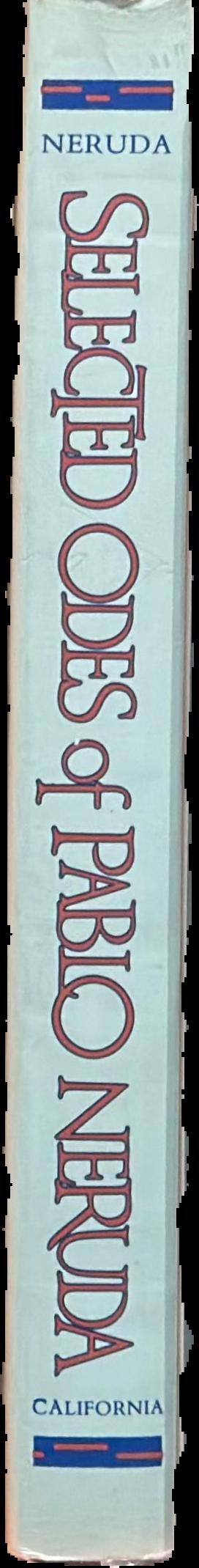 Selected odes of Pablo Neruda live spine