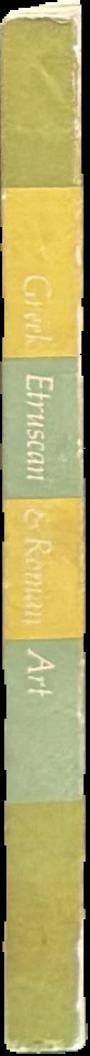 Greek, Etruscan and Roman art live spine