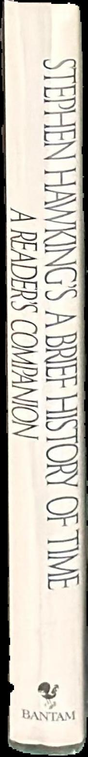 Stephen Hawking's A brief history of time : a reader's companion / edited by Stephen Hawking ; prepared by Gene Stone live spine