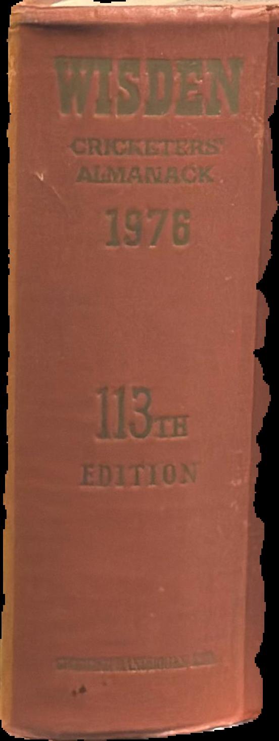 Wisden cricketers' almanack : 1976 live spine