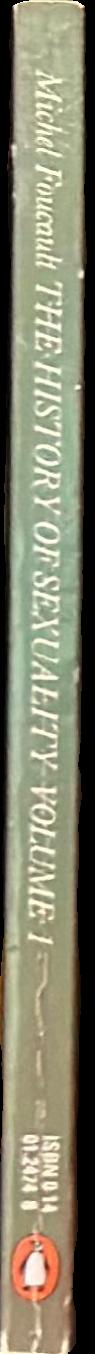 The history of sexuality, volume 1 live spine