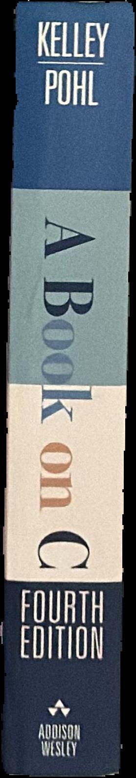 A book on C : programming in C live spine