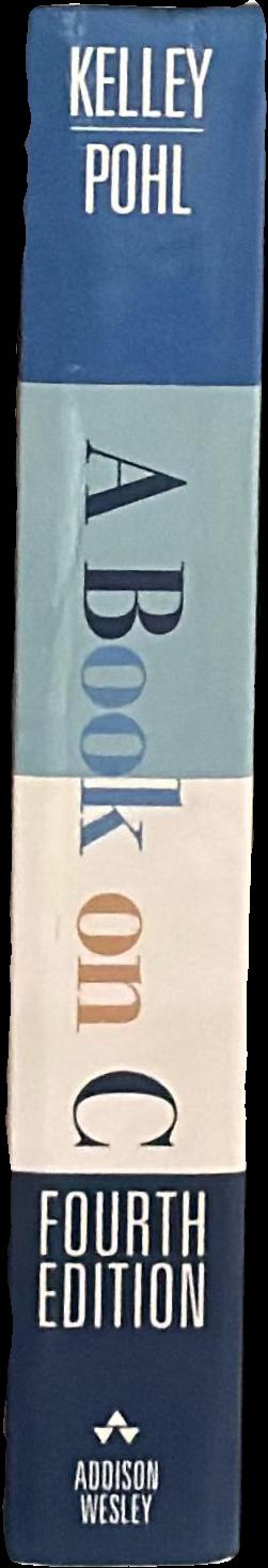 A book on C : programming in C live spine