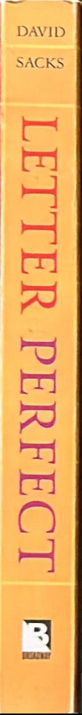 Letter perfect : the marvelous history of our alphabet from A to Z live spine