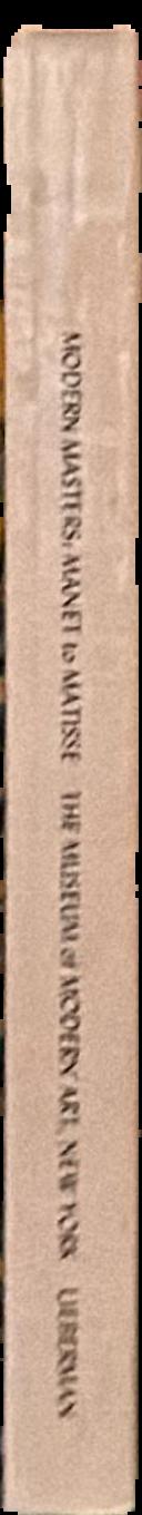 Modern masters : Manet to Matisse live spine