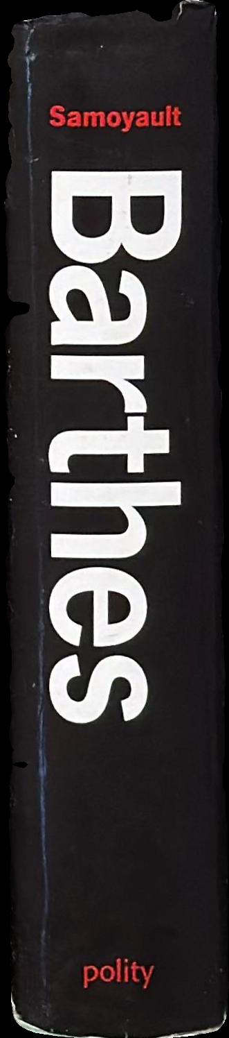 Barthes : a biography live spine