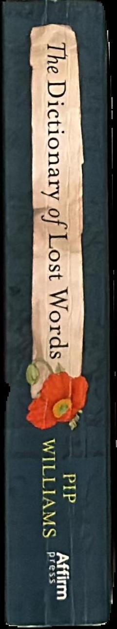 The dictionary of lost words live spine