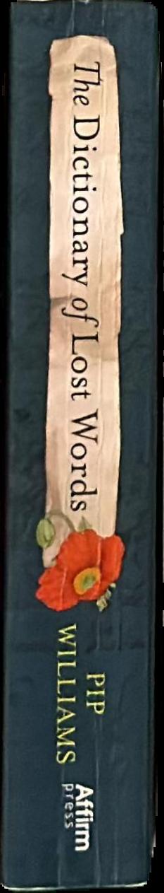 The dictionary of lost words live spine