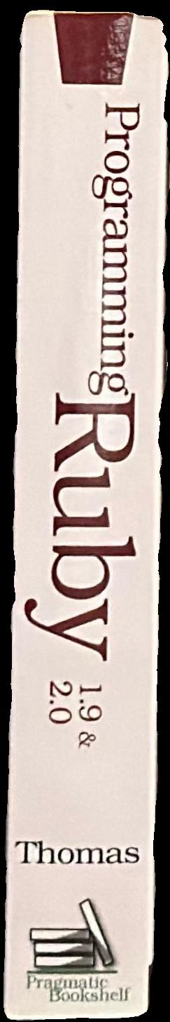 Programming Ruby : the pragmatic programmers' guide live spine