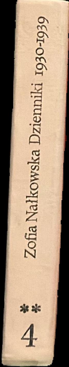 Dzienniki 1930–1939 live spine