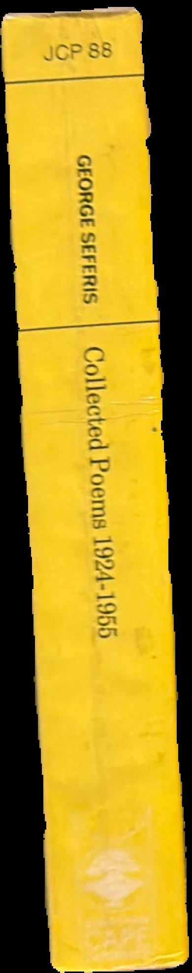 Collected poems 1924-1955 / George Seferis ; translated, edited and introduced by Edmund Keeley and Philip Sherrard live spine