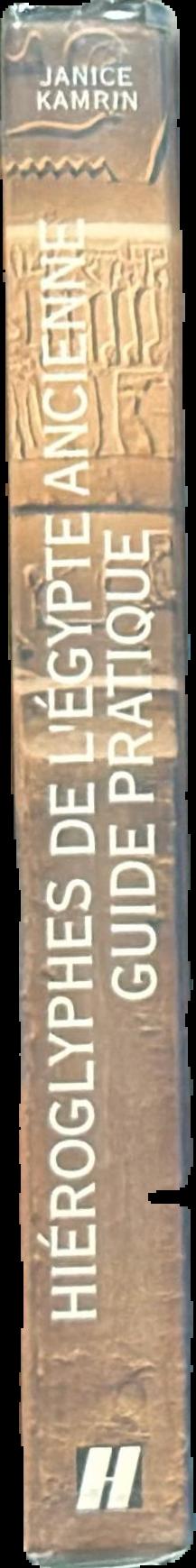 Hieroglyphes de l'Egypte ancienne : guide pratique : initiation a l'ecriture et a la langue live spine