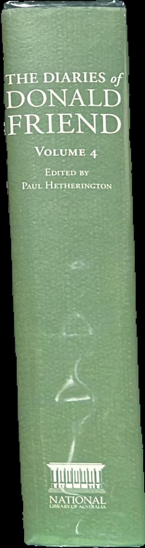 The diaries of Donald Friend : volume 4 live spine
