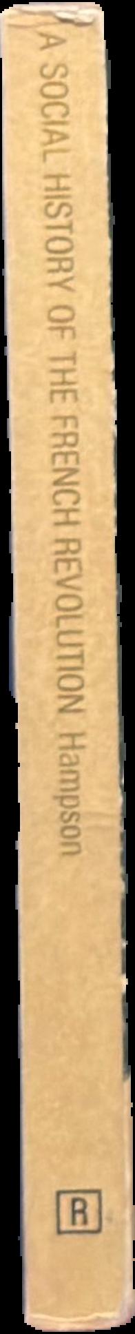 A social history of the French revolution live spine