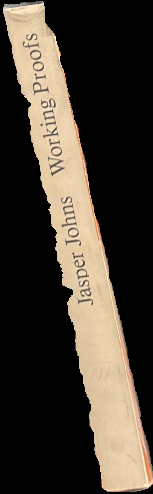 Jasper Johns : working proofs live spine
