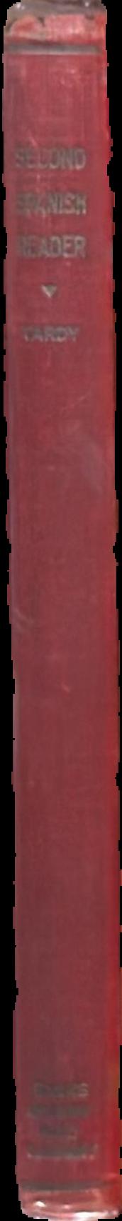 Second Spanish reader live spine