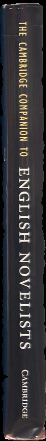 The Cambridge companion to English novelists live spine