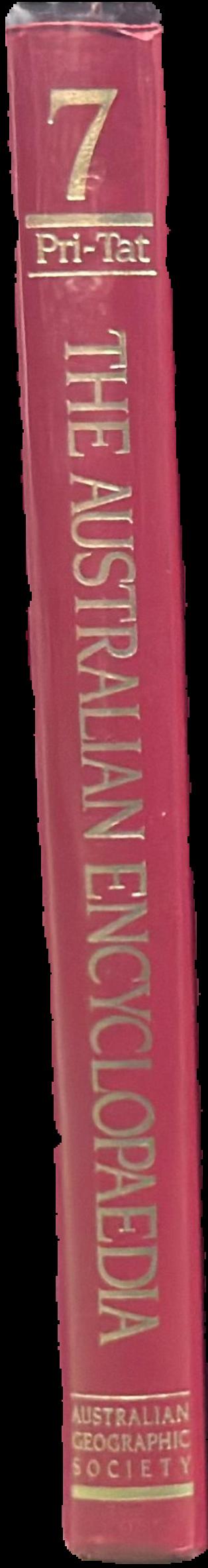 The Australian encyclopaedia : volume seven : Pri-Tat live spine