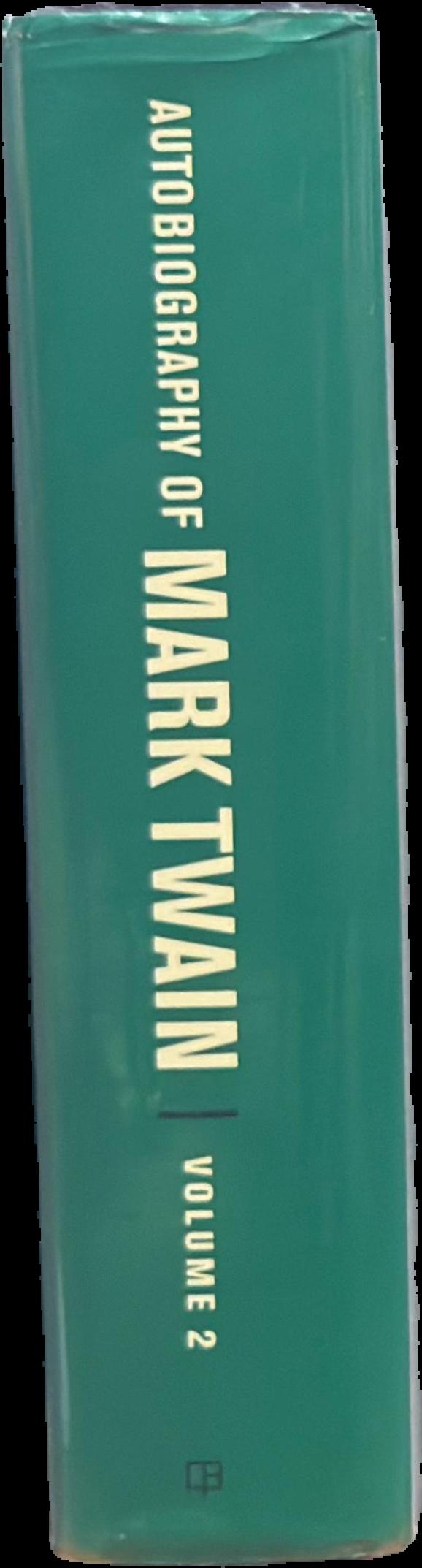 Autobiography of Mark Twain : volume 2 live spine