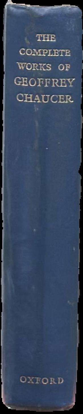 The complete works of Geoffrey Chaucer / edited by Walter W. Skeat live spine