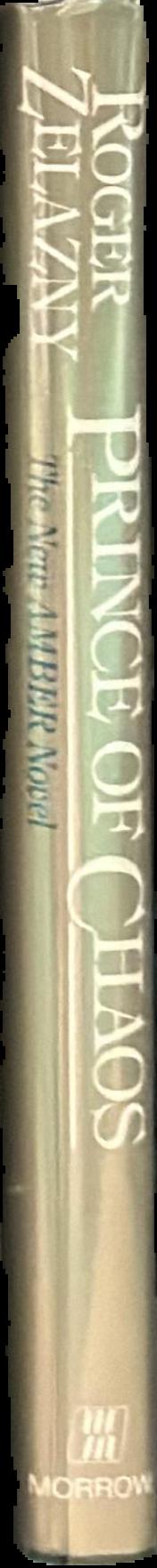Prince of chaos / Roger Zelazny live spine