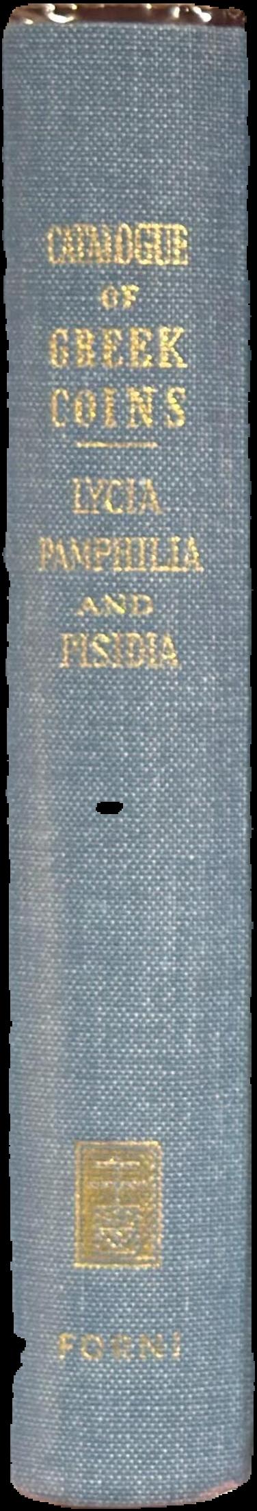 Catalogue of the Greek coins of Lycia, Pamphylia, and Pisidia live spine