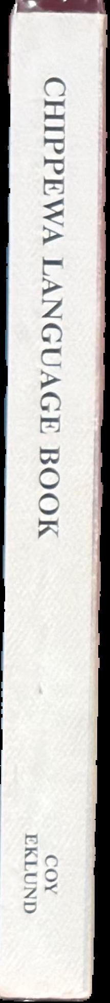 Chippewa (Ojibwe) language book live spine