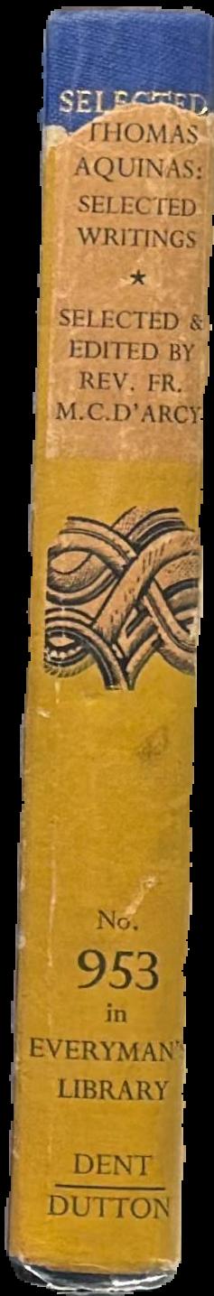 Selected writings / Thomas Aquinas live spine