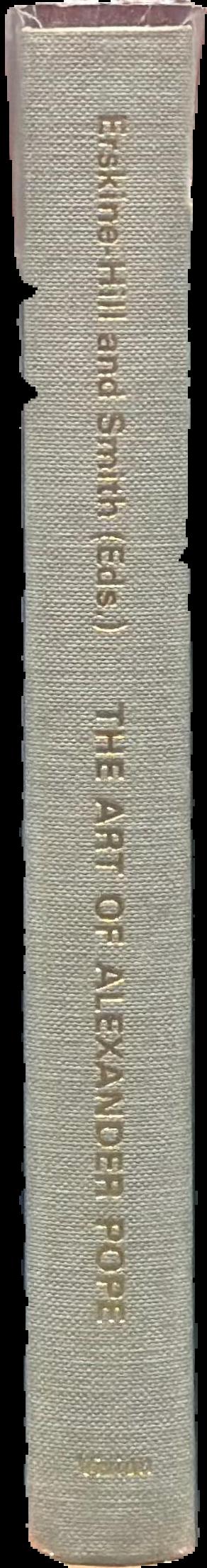 The art of Alexander Pope live spine