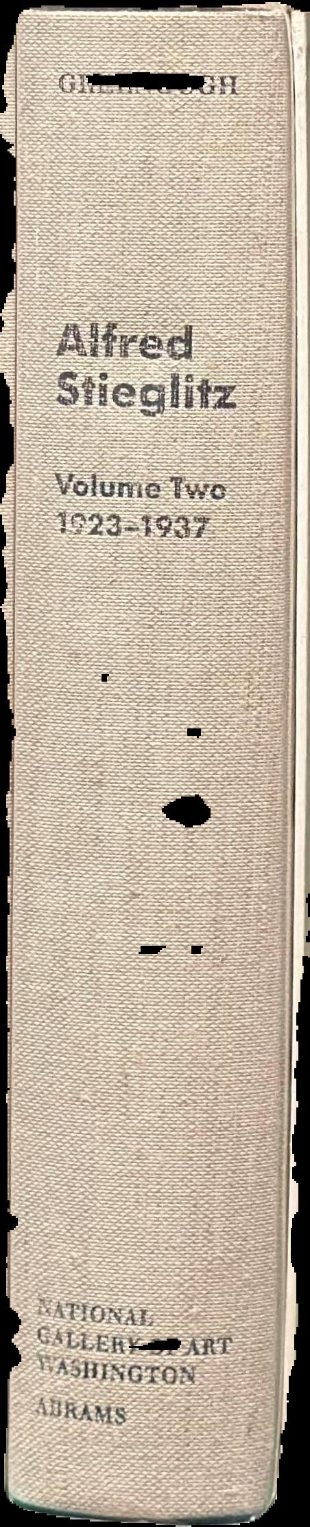 Alfred Stieglitz | the key set : the Alfred Stieglitz collection of photographs (volume two : 1923-1937) live spine