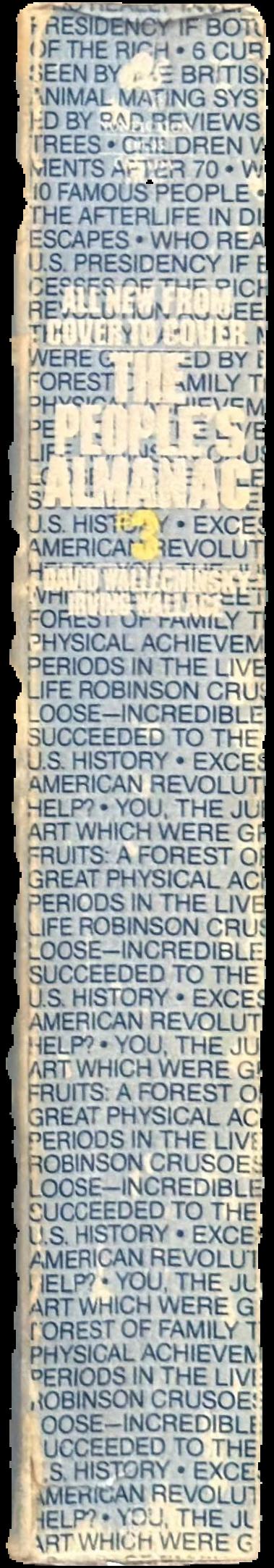 The people's almanac #3 live spine
