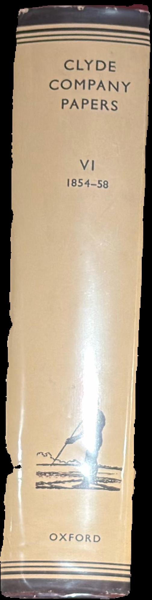 Clyde Company papers : VI 1854-58 live spine