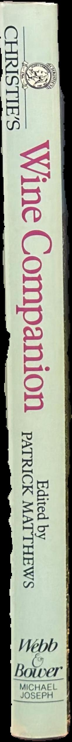 Christie's wine companion live spine
