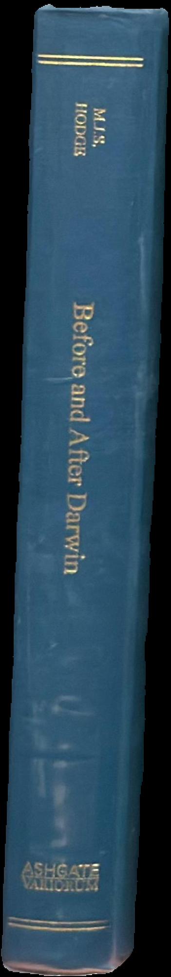 Before and after Darwin : origins, species, cosmogonies, and ontologies live spine