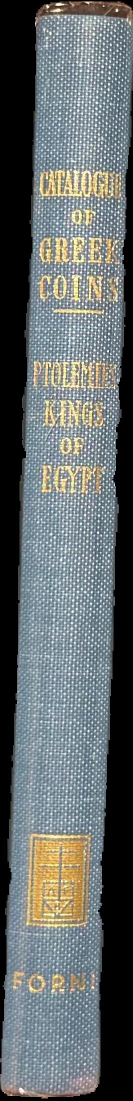 Catalogue of Greek coins : the Ptolemies, Kings of Egypt live spine