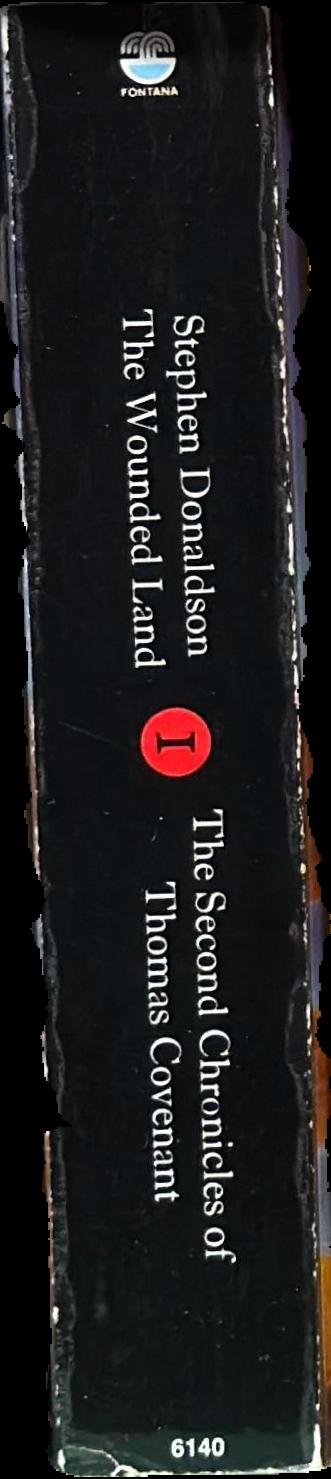 The wounded land / Stephen Donaldson live spine