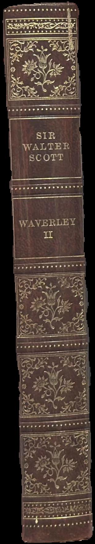 Waverley, or, 'tis sixty years since : volume I live spine