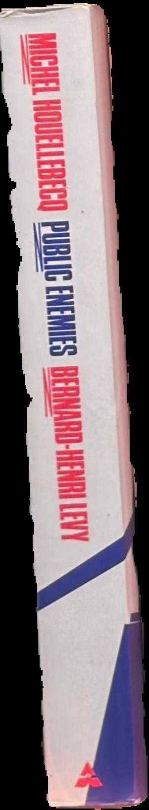 Public enemies / Michel Houellebecq and Bernard-Henri Levy live spine